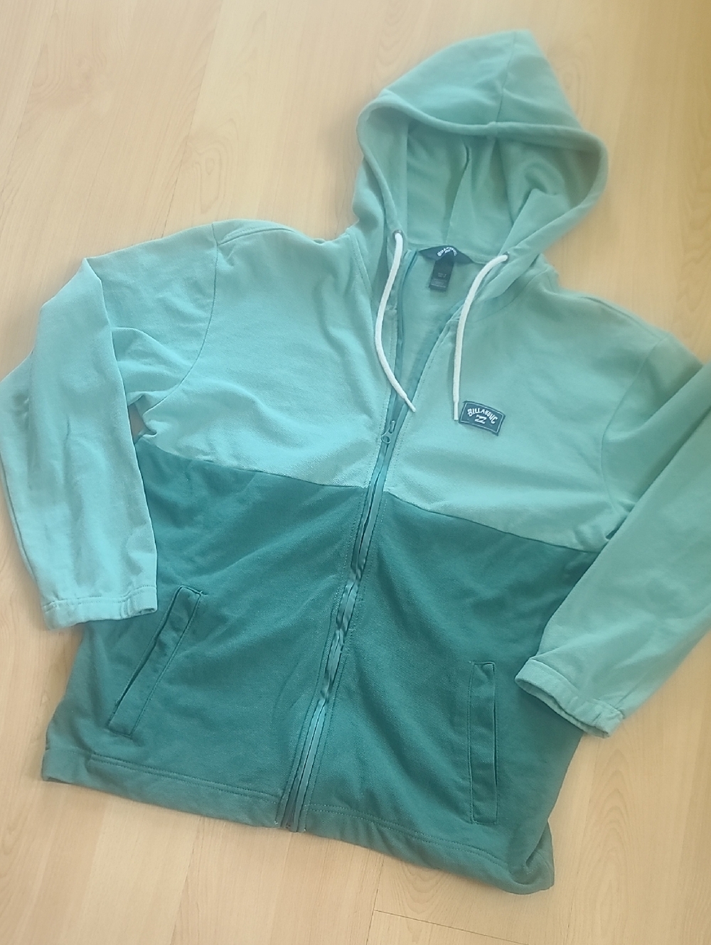 Billabong Mint Green Zip Hoodie